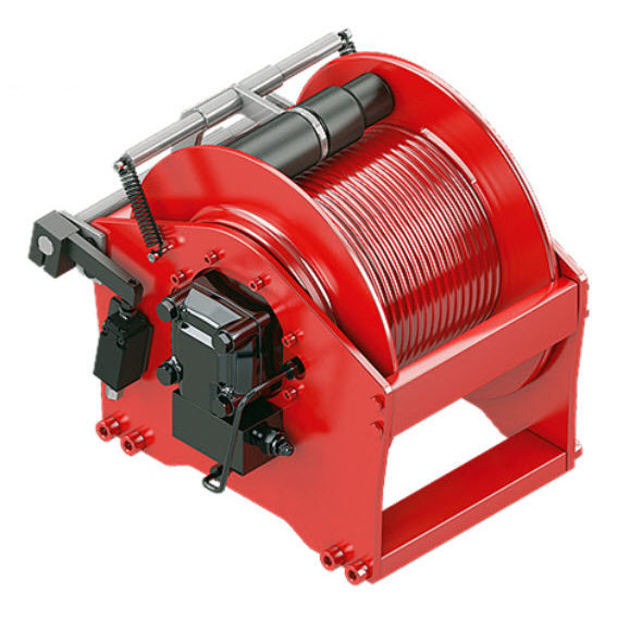 Hydraulic winch S series DINAMIC OIL hoisting / rotary drum / compact