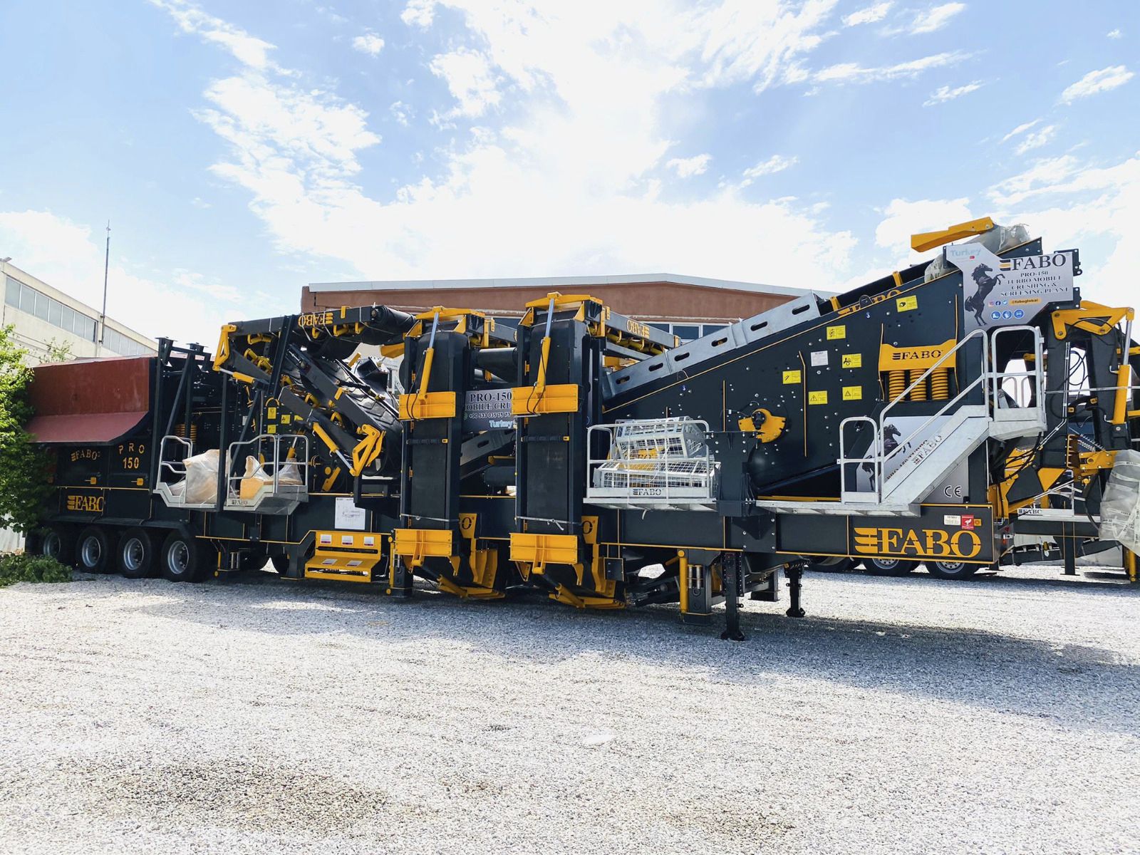 Impact crushing and screening plant PRO150 Fabo Crushing Screening & Concrete Plants