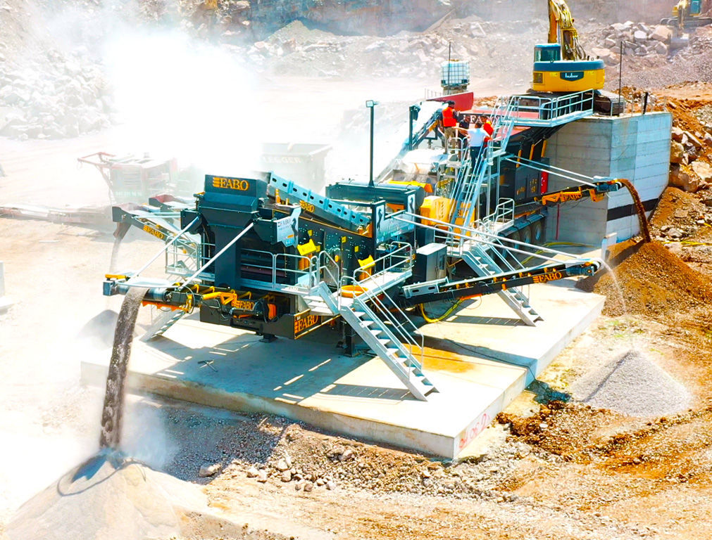 Impact crushing and screening plant PRO150 Fabo Crushing Screening & Concrete Plants
