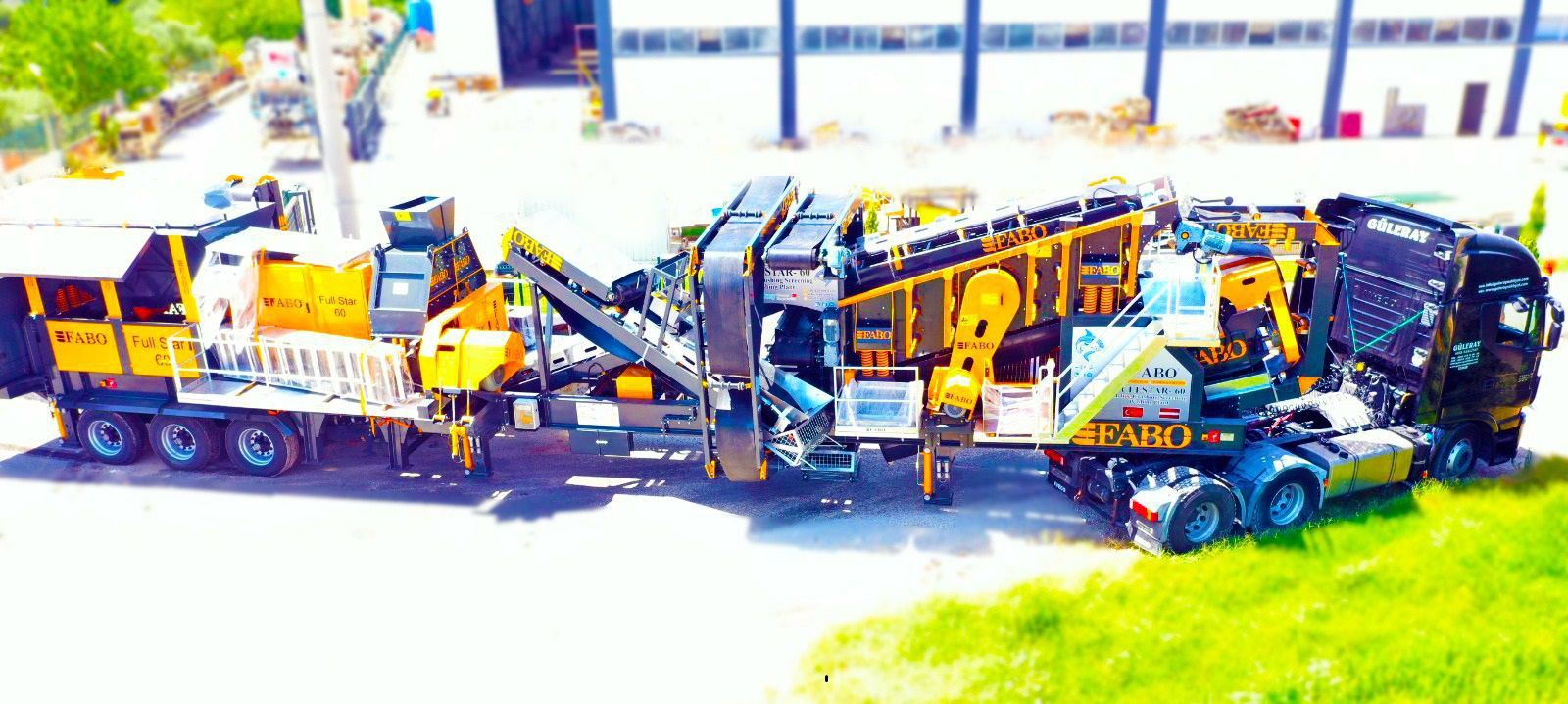 Jaw Crushing And Screening Plant Fullstar Fabo Crushing Screening Concrete Plants