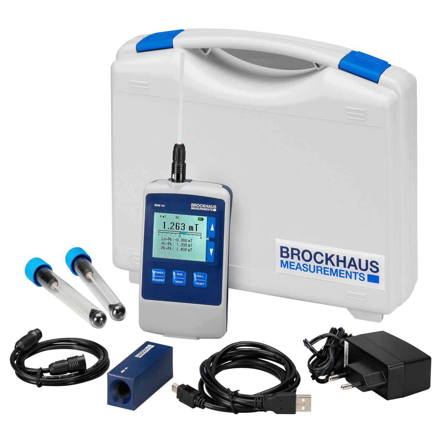 Portable gaussmeter BGM 101 Brockhaus USB / handheld