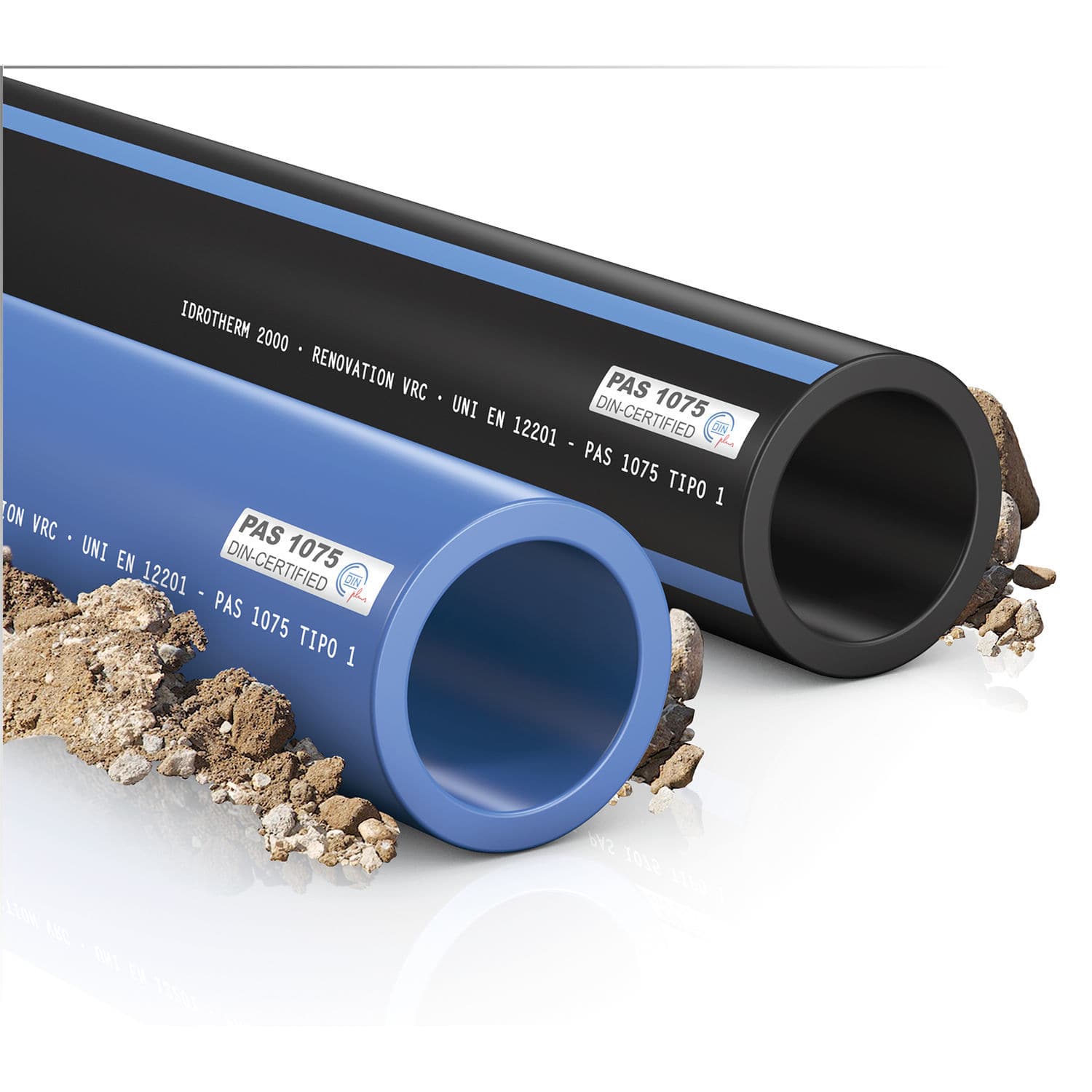 Potable water pipe RENOVATION series Idrotherm 2000 polyethylene