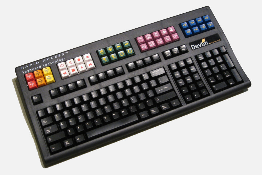 Desktop keyboard - KMX-144 Rapid Access™ - Devlin - industrial / USB