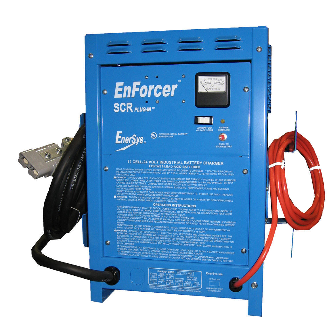 Gel Battery Charger Enforcer Scr Series Enersys Portable Automatic For Forklift Trucks