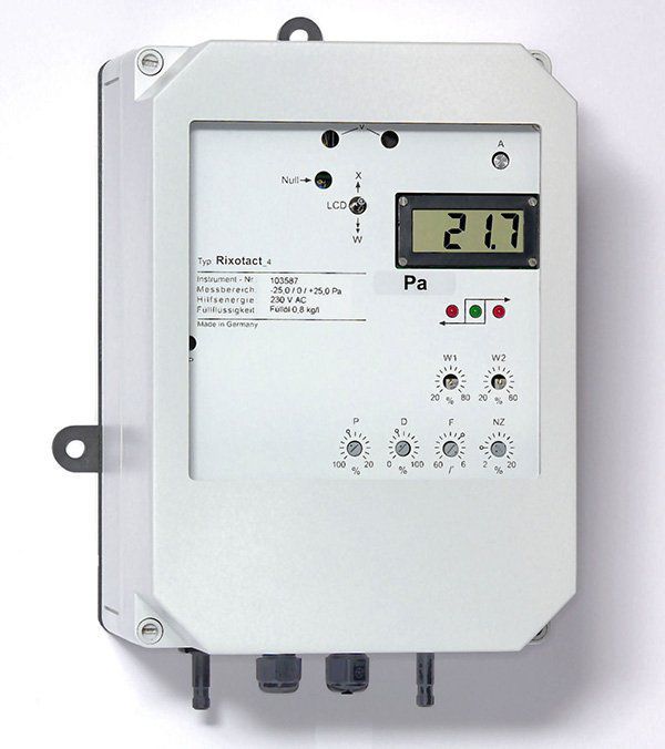 Differential pressure gauge - Rixotact_4 - Rixen Messtechnik - with LCD ...