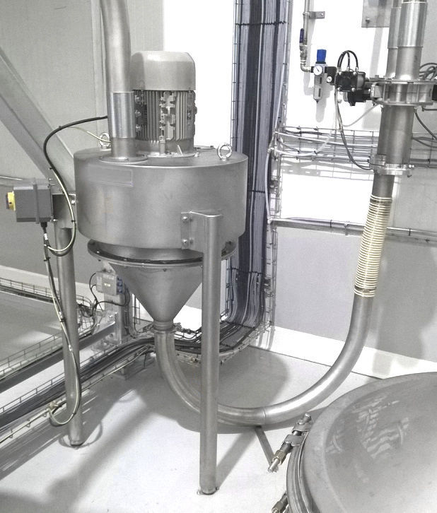 Centrifugal separator TECHNOSILOS cereal / powder / for the food