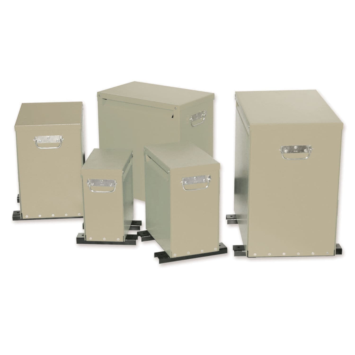 Transformer enclosure ced for DIN rail / rectangular / stainless steel