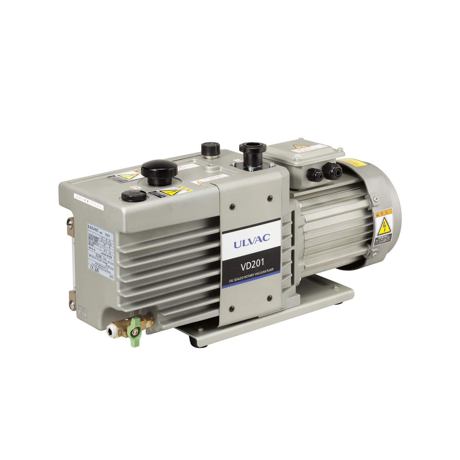 Rotary vane vacuum pump VD series ULVAC GmbH lubricated / single