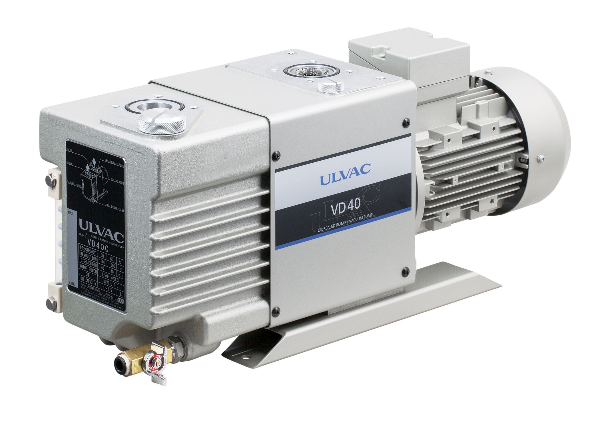 Rotary vane vacuum pump / lubricated / singlestage / directdrive VD