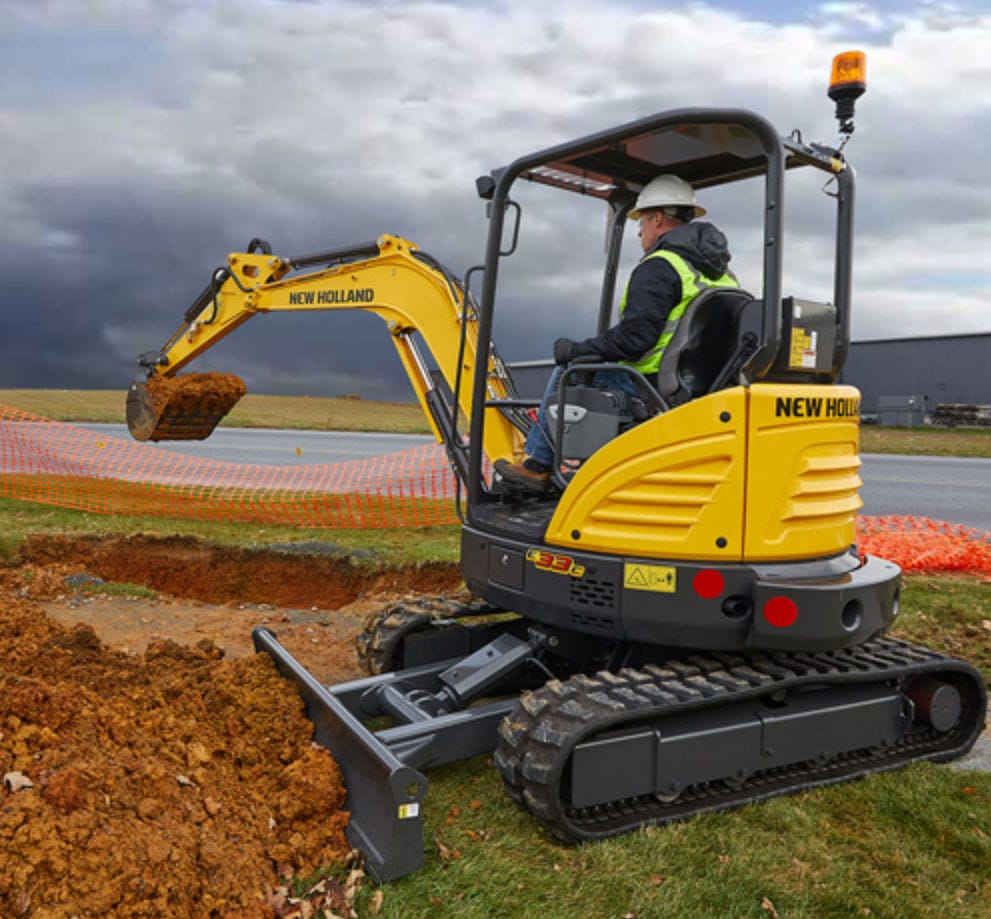 Mini excavator E33C New Holland crawler / Tier 4 final