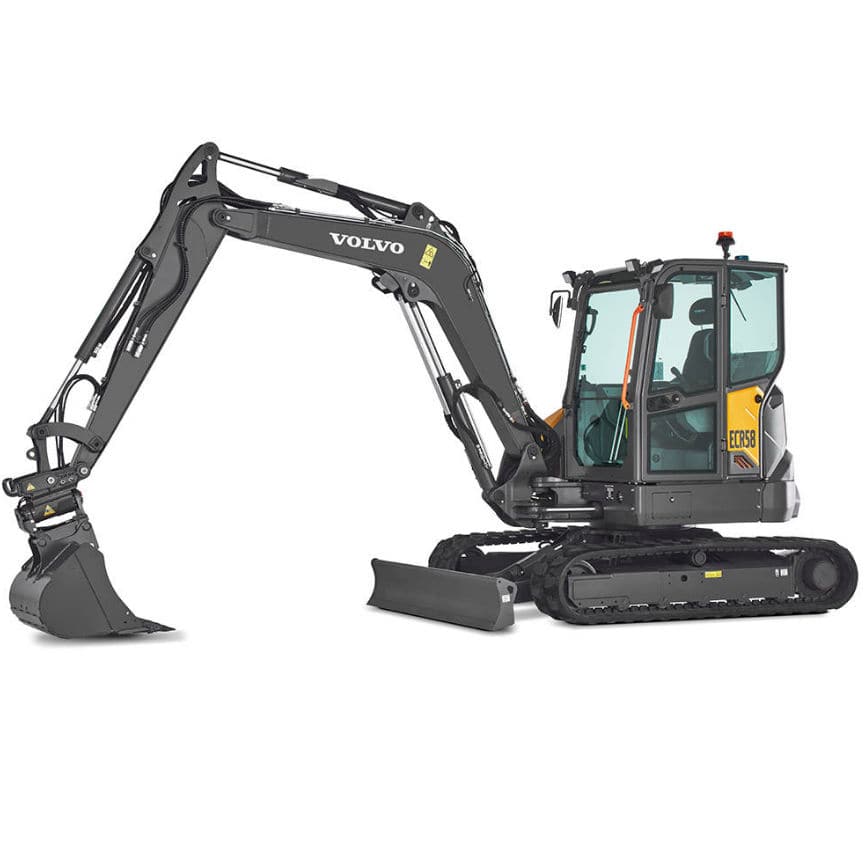 Mini excavator ECR58 Volvo Construction Equipment crawler