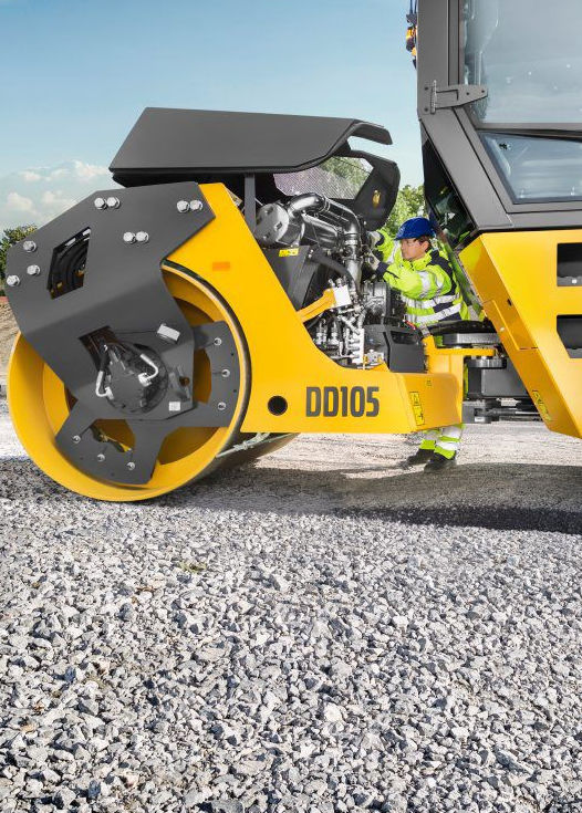 Tandem road roller - DD105 - Volvo Construction Equipment