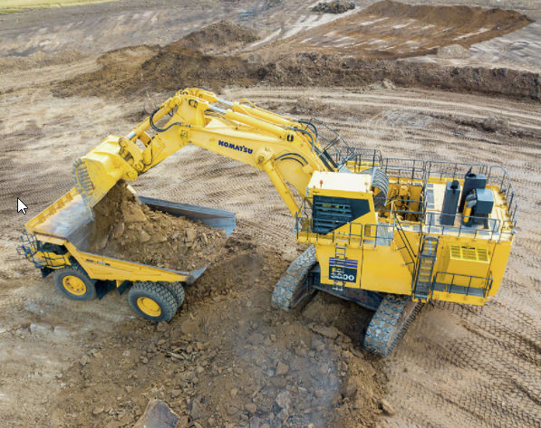 Medium excavator - PC3000-11 - Komatsu Construction and