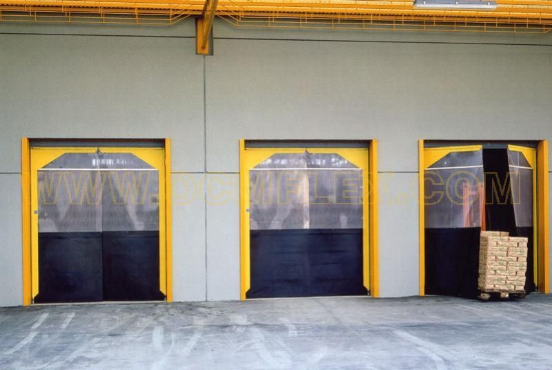 Swing door OCM Industrial Doors rubber / PVC / industrial