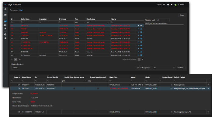 Programming software - Techman Robot Inc. - management / data analysis ...