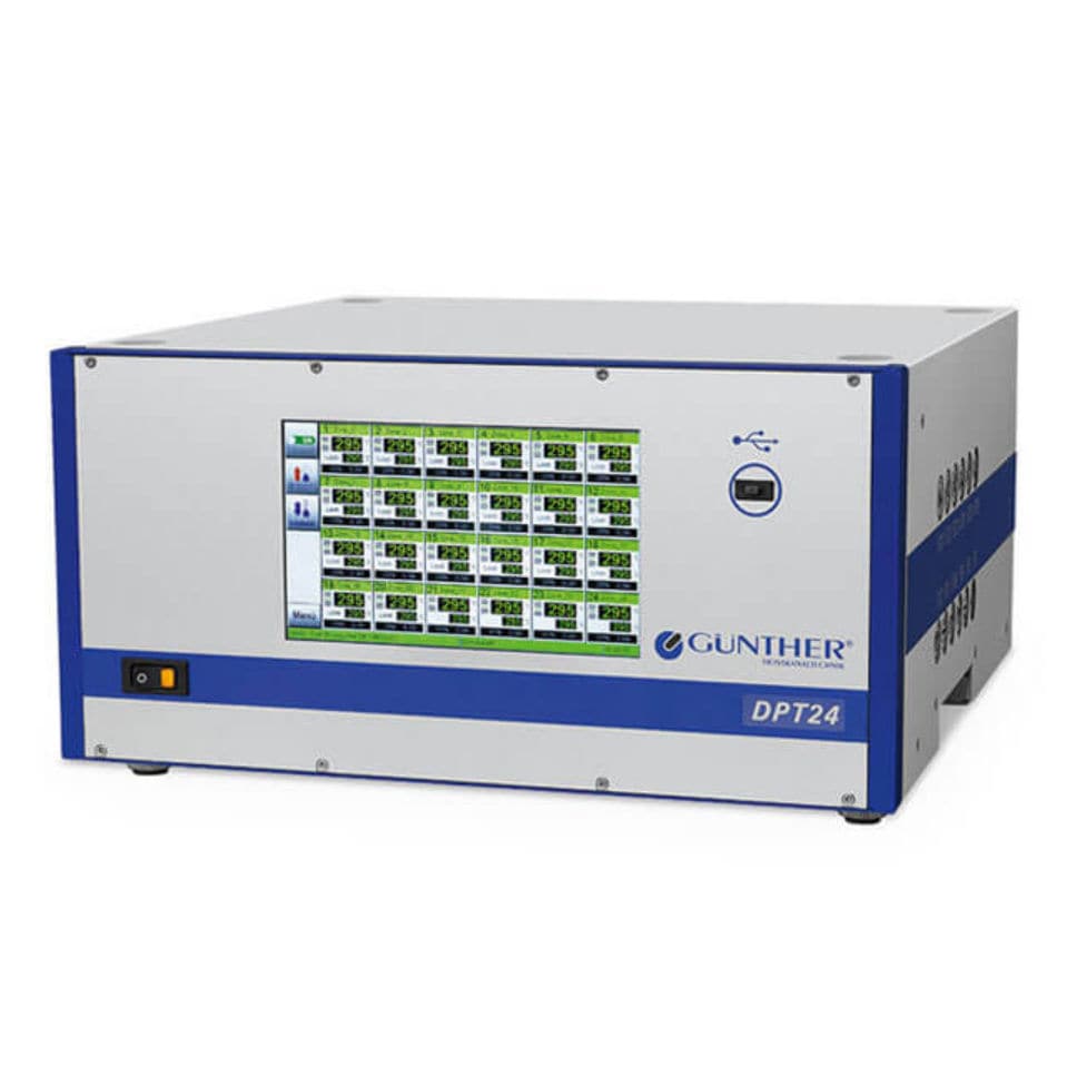 Temperature control unit with LCD display DPT series GÜNTHER