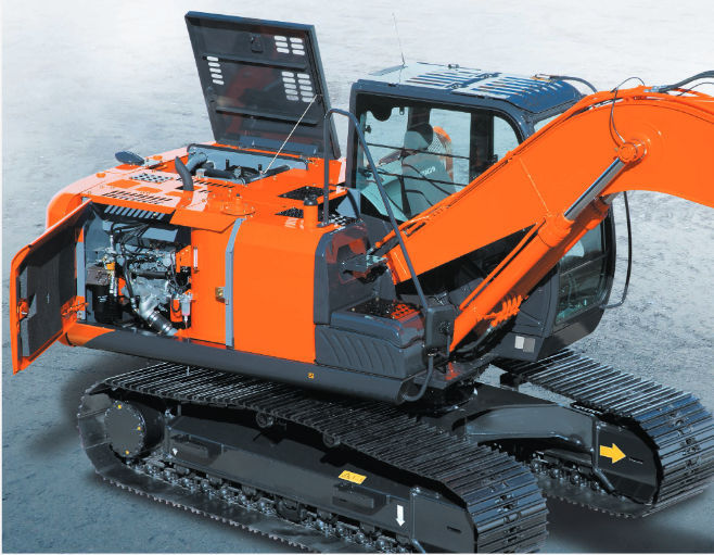 Medium excavator - ZX160LC-5G - HITACHI Construction Machinery