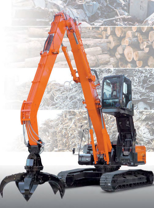 Crawler material handler - ZX240LC-5G - HITACHI Construction