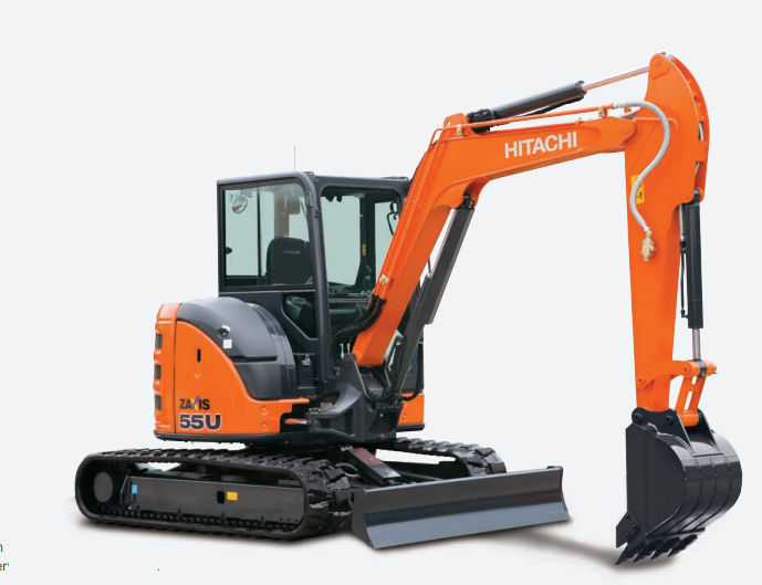 みっきー Mini-excavator - ZX55U-5A - HITACHI Construction Machinery