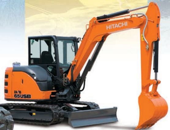 Midi excavator - ZX65USB-5A - HITACHI Construction Machinery