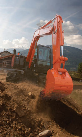 Medium excavator - ZX70-5G - HITACHI Construction Machinery 