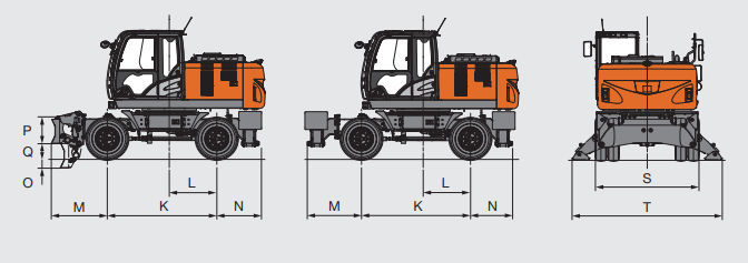 Medium excavator - ZX190W-5A - HITACHI Construction Machinery