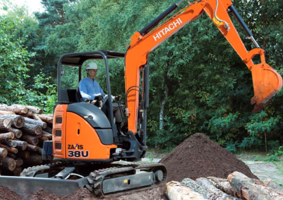 Mini-excavator - ZX38U-5A - HITACHI Construction Machinery