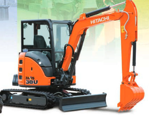 Mini-excavator - ZX38U-5A - HITACHI Construction Machinery