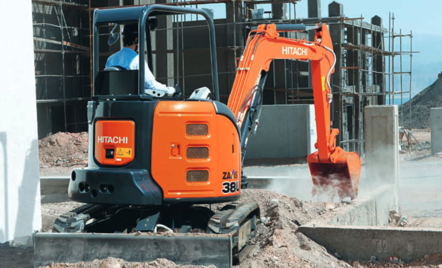 Mini-excavator - ZX38U-5A - HITACHI Construction Machinery