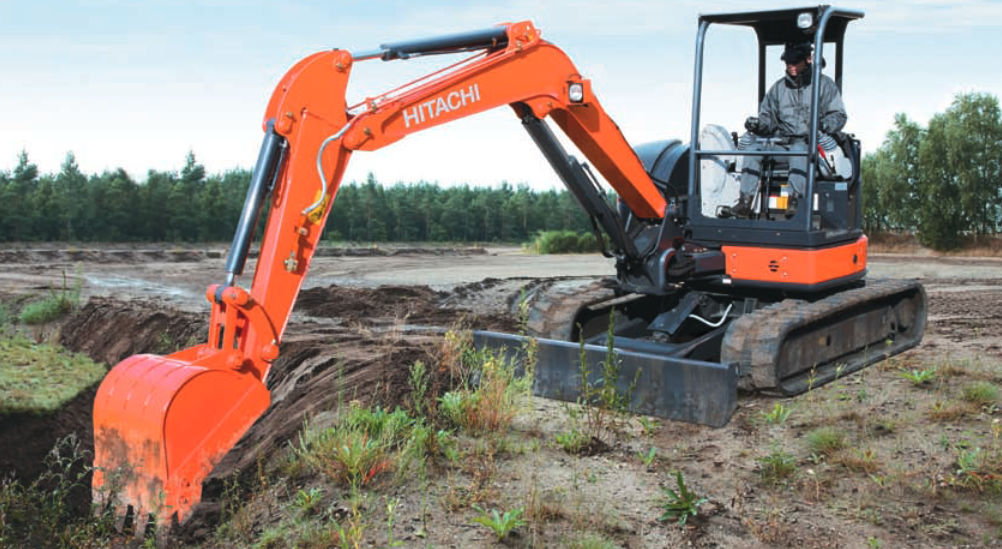 Mini-excavator - ZX55U-5A - HITACHI Construction Machinery