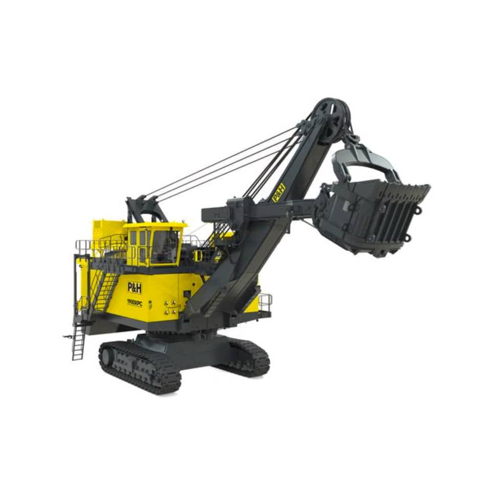 Crawler rope shovel - 1900XPC - Komatsu Construction and Mining