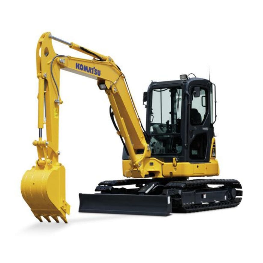Mini excavator - PC55MR-5 - Komatsu Construction and Mining Equipment ...