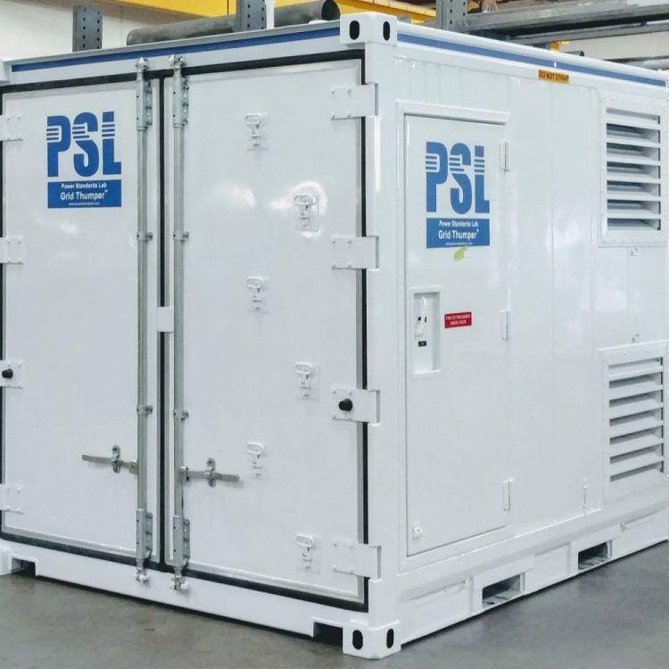 Stability test equipment Grid Thumper Power Standards Lab