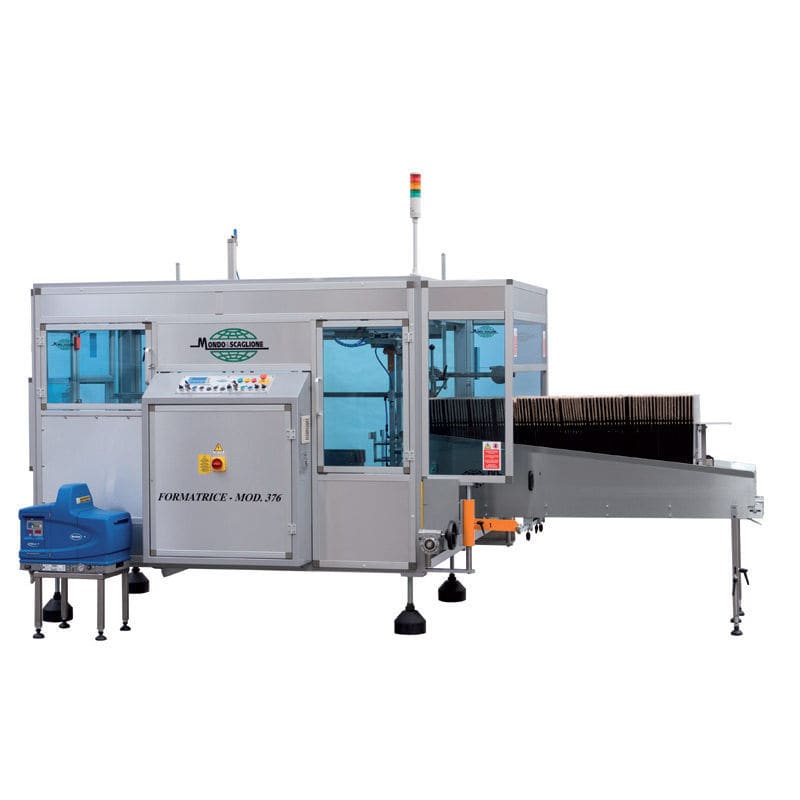 Automatic case erector 376 series Mondo e Scaglione adhesive tape