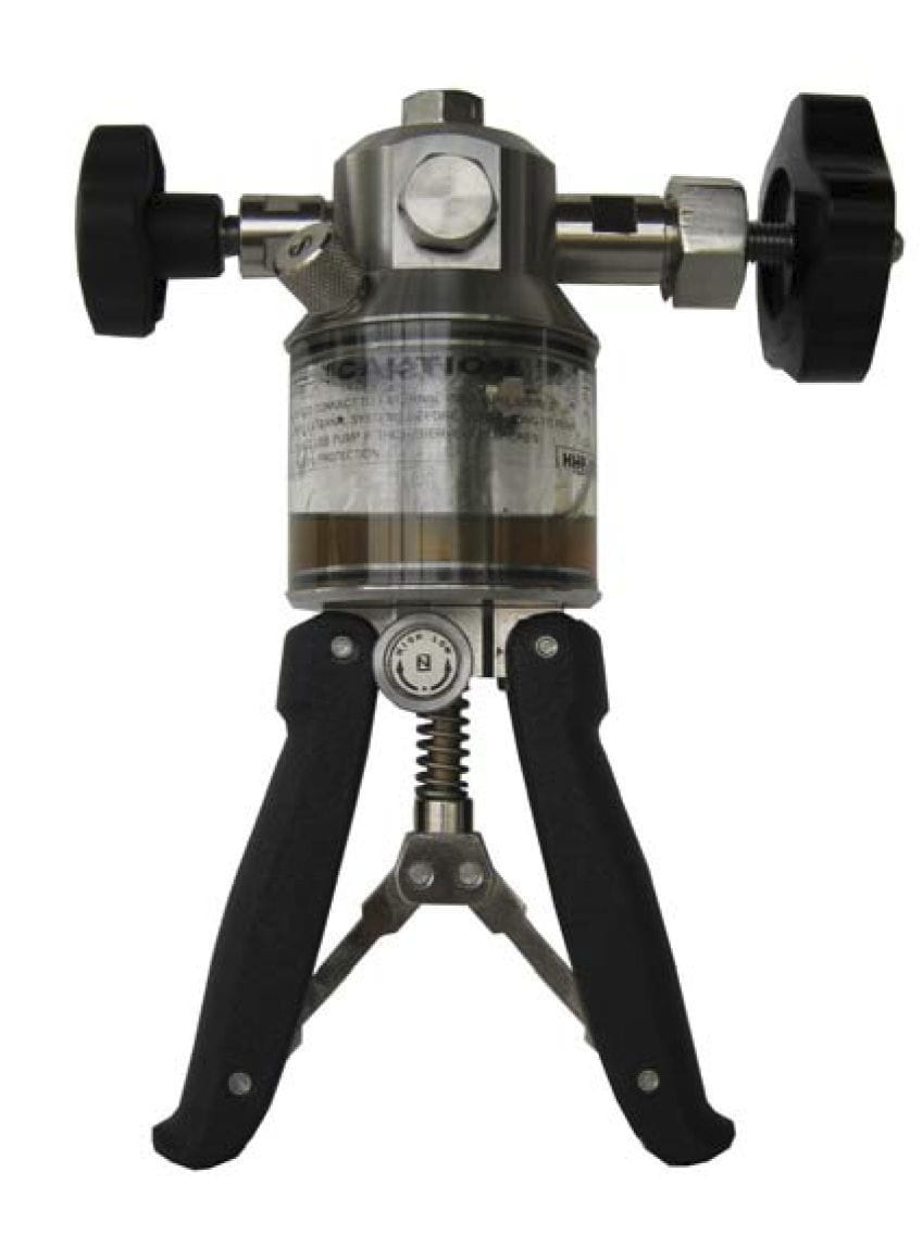 Hydraulic calibration pump HHP series Nagman Instruments