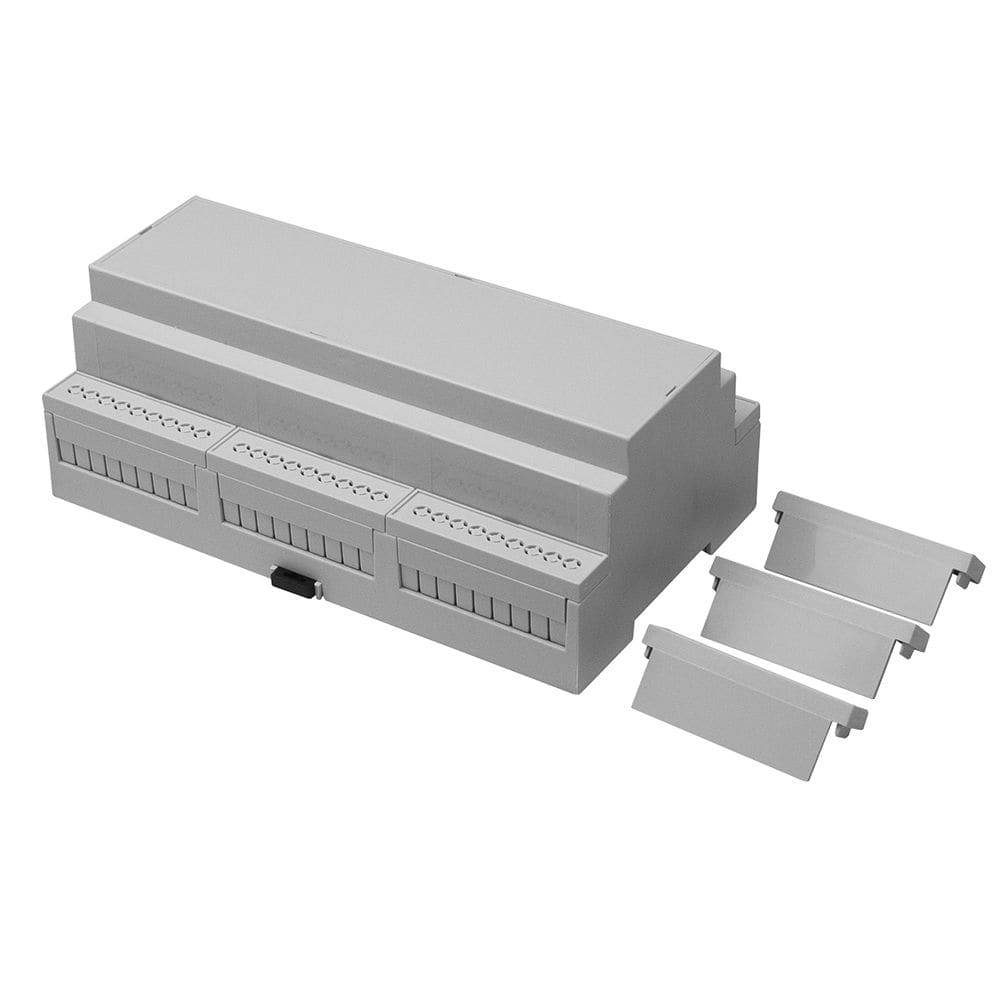 DIN rail enclosure CNMB/9/KIT CamdenBoss Ltd modular