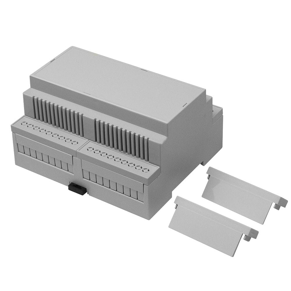DIN rail enclosure CNMB/6V/KIT CamdenBoss Ltd modular