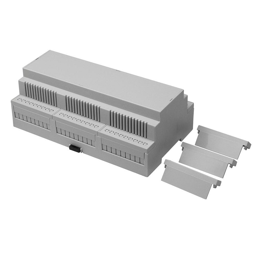 DIN rail enclosure CNMB/9V/KIT CamdenBoss Ltd modular