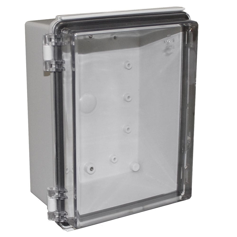 Enclosure with hinged cover CHDX8225C X8 Series CamdenBoss Ltd