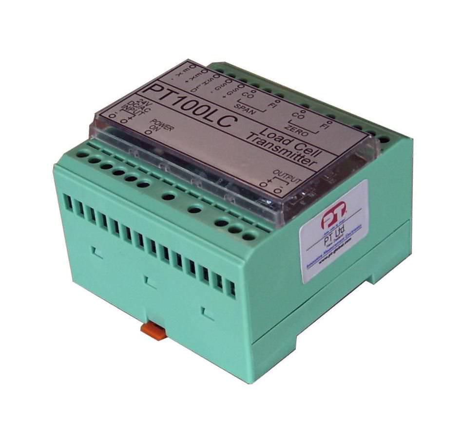 Load cell signal conditioner PT100LC PT Limited DIN rail / analog