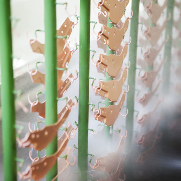 Electrolytic copper plating Collini Holding AG stainless steel