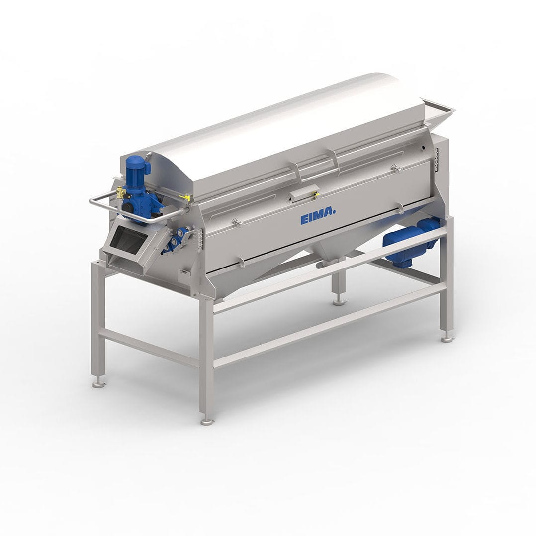 Brush peeling machine EIMA Engineering GmbH vegetable / roller / automatic