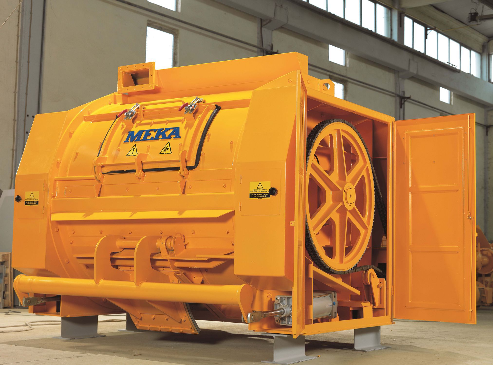 Paddle mixer MBS series MEKA Crushing Screening and Concrete