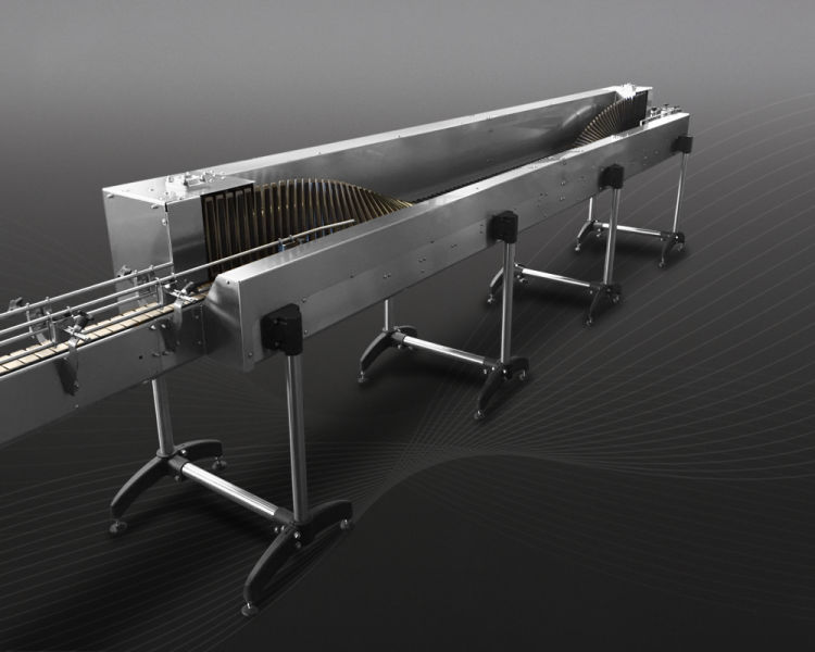 Conveyor tilting system BT SRAML for bottles