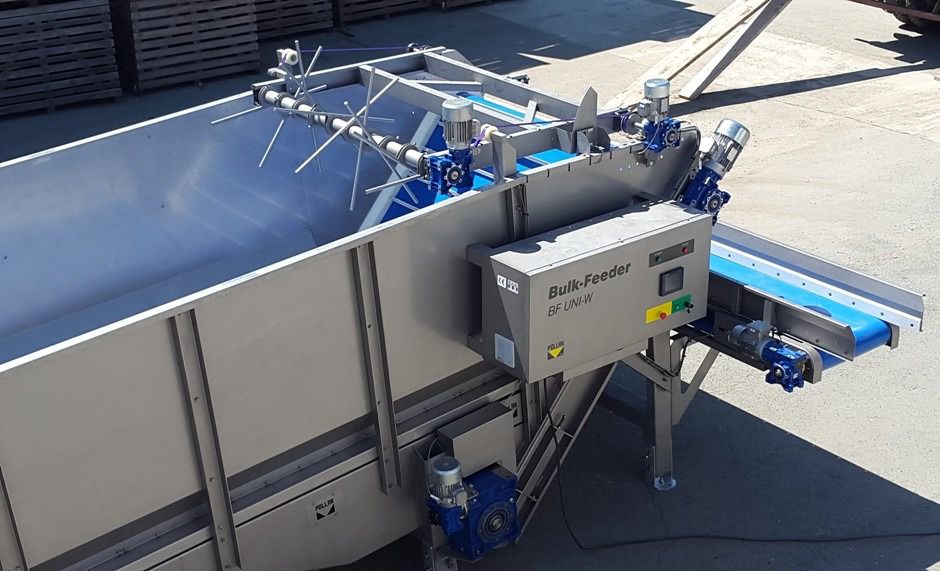 Bulk Feeder Belt Automatic Corn Bf Uni Bulkfeeder Pollak