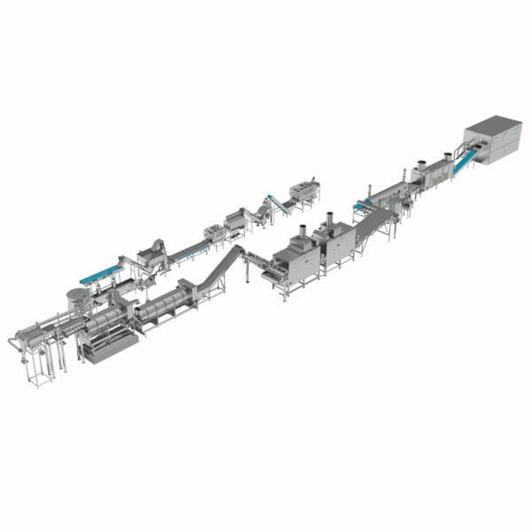 Potato Processing Line - Proex Food - Polishing   Washing   Sorting