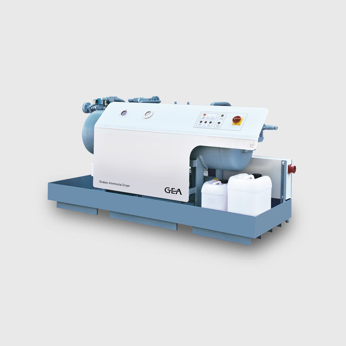 Fluidized bed dryer GEA Wiegand gas / sludge