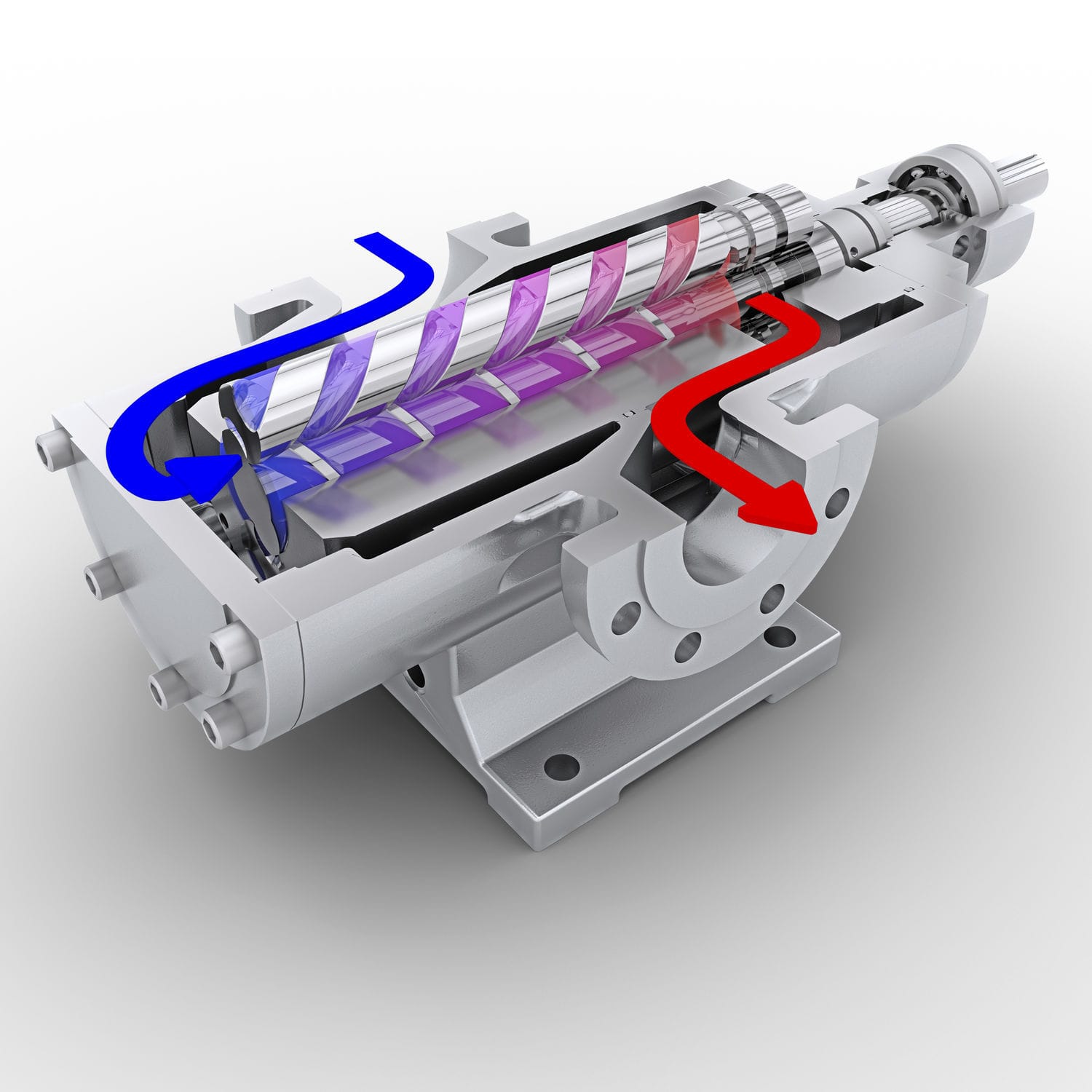 Crude oil pump L3MG Leistritz Pumpen GmbH lubricating oil