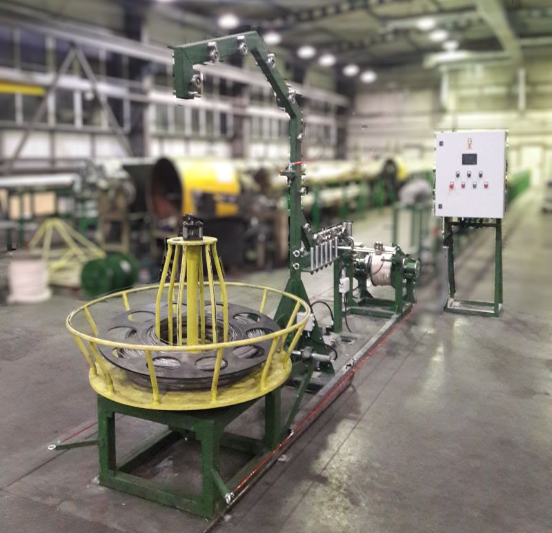 Wire winder Techprom LLC cable / for hoses / automatic