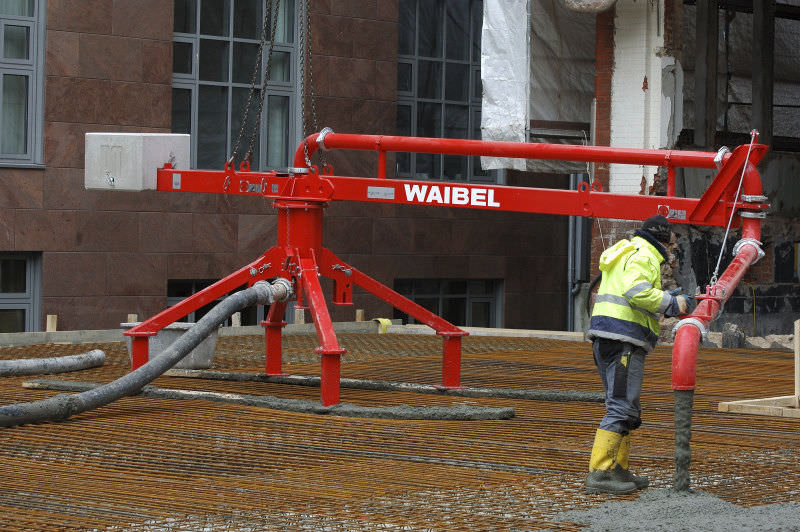 Gyratory concrete spreader RV 10 Putzmeister